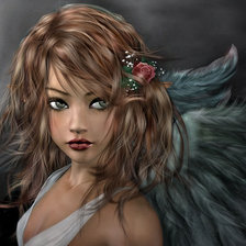 Схема вышивки «ангелочек»