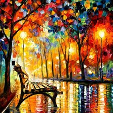 Схема вышивки «Одиночество осени»