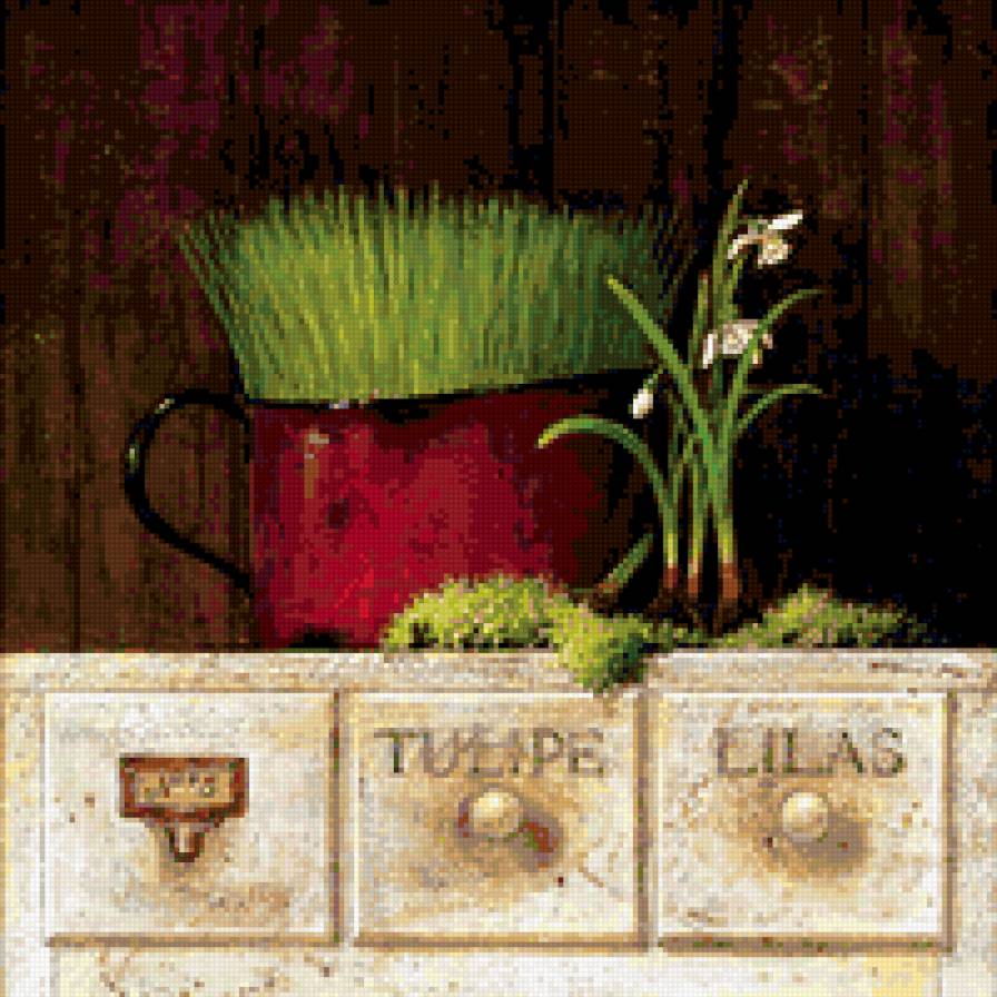 Винтажный натюрморт - натюрморт - предпросмотр