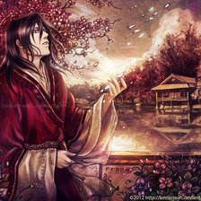 Схема вышивки «Бьякуя»