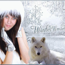 Схема вышивки «зима»