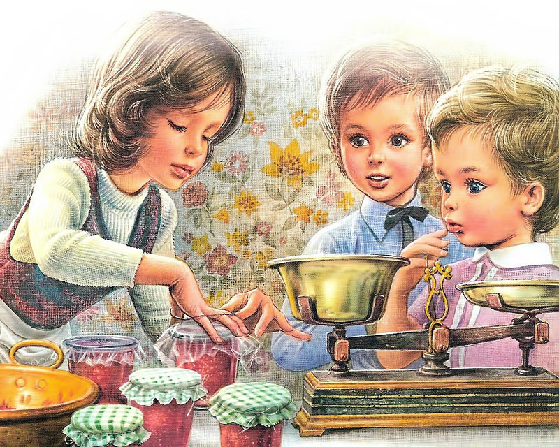 детские игры - мальчик, дети, девочка - оригинал