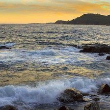 Схема вышивки «море»