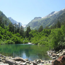 Схема вышивки «Домбай»