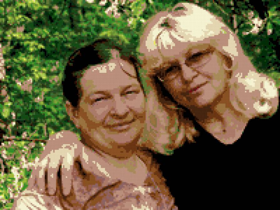 сестренки - родные, портрет - предпросмотр