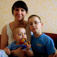 Схема вышивки «счастье матери»