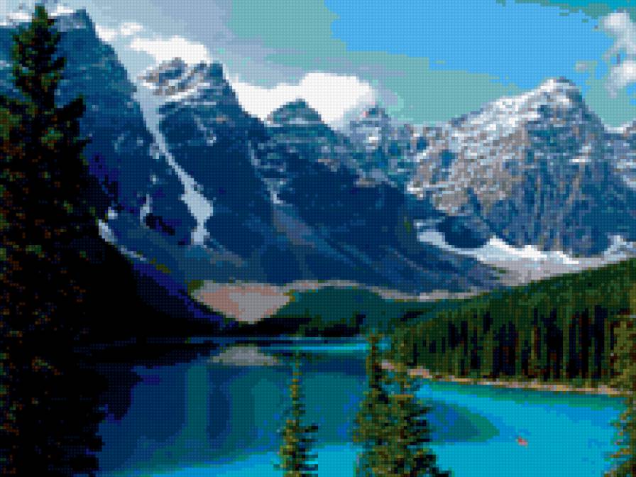 Домбай - природа, вода, пейзаж, горы - предпросмотр