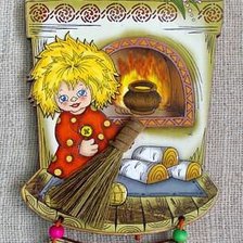 Схема вышивки «домовенок»