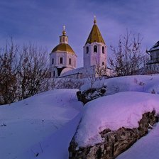 Схема вышивки «зима»