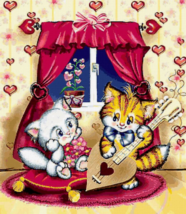 Романс для любимой - кошки, любовь - предпросмотр