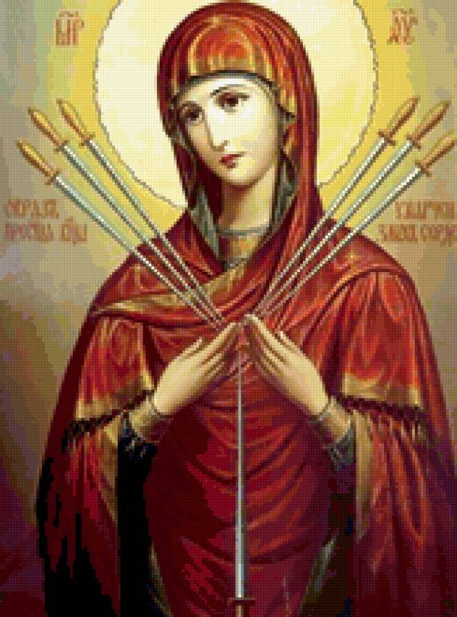 Семистрельная икона - защита дома, семистрельная, икона, икона для дома - предпросмотр