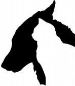 Схема вышивки «Кошка и собака»