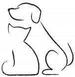 Схема вышивки «Кошка и собака»