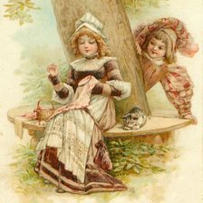 Схема вышивки «дети»