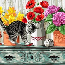 Схема вышивки «Пушистик»