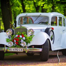 Ретро-автомобиль (свадебная)
