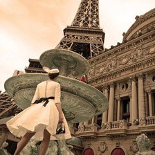 Схема вышивки «Париж.»