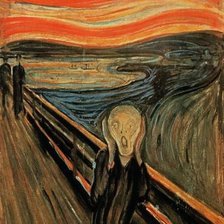 Схема вышивки «Мунк Эдвард "Крик"»