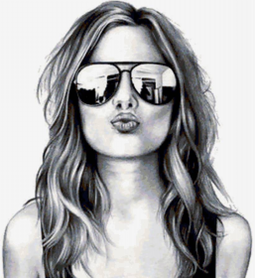 поцелуйчики))) - девушка, поцелуй, ан фаз, портрет - предпросмотр