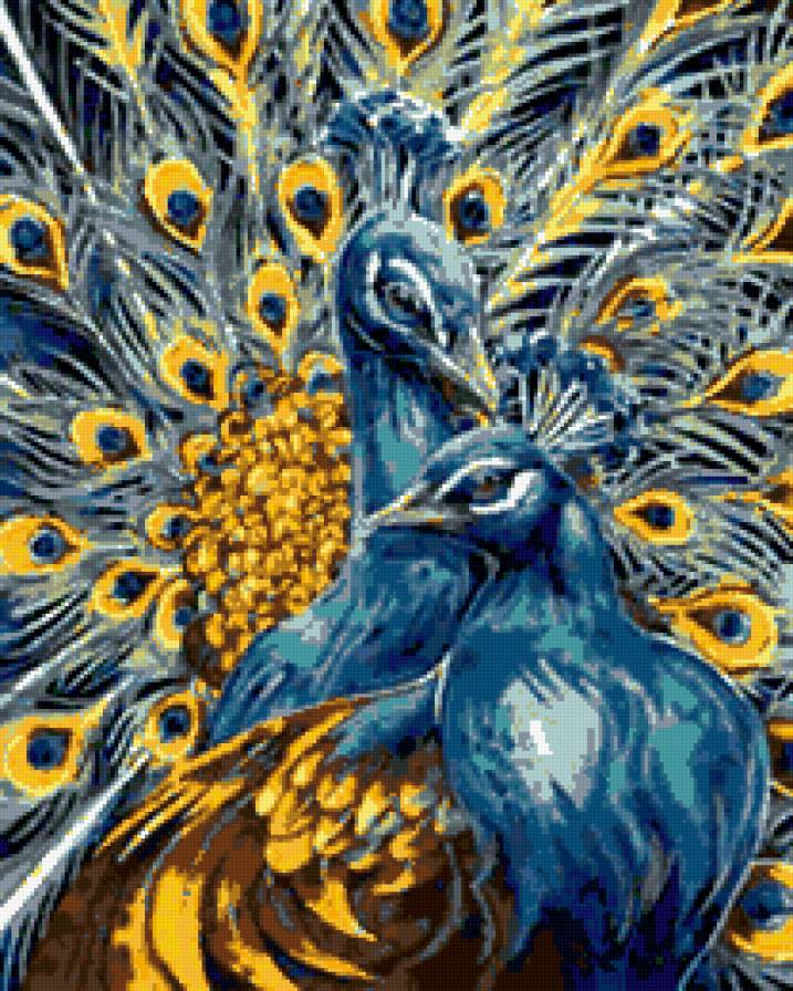 павлины - птицы - предпросмотр