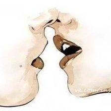 Схема вышивки «Поцелуй»