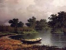 Схема вышивки «Берег реки»