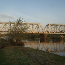 Схема вышивки «Красный мост»