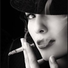 Схема вышивки «незнакомка»