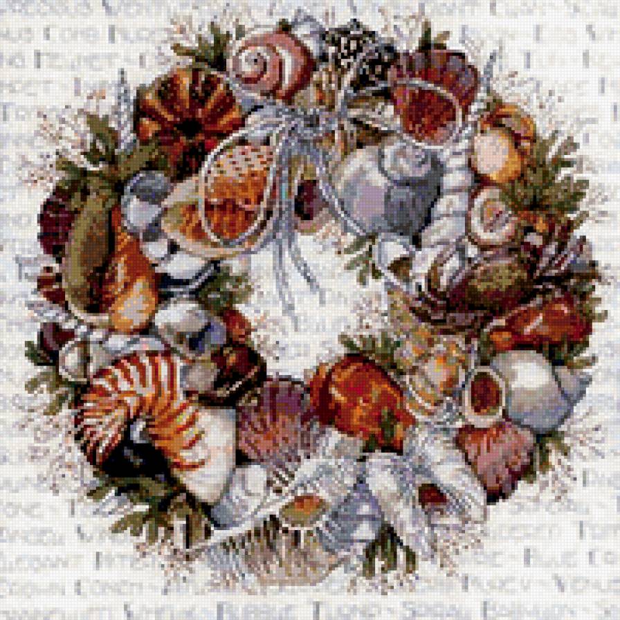 венок из ракушек - предпросмотр