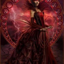 Схема вышивки «гнев»