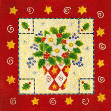 Схема вышивки «сюжет для подушки»