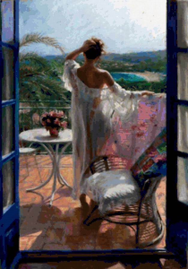 №388119 - живопись, дети, красота женщины, фэнтези, цветы, девушка, картины - предпросмотр