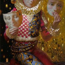 Схема вышивки «шут»