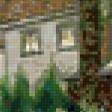 Предпросмотр схемы вышивки «домик в лесу» (№388243)