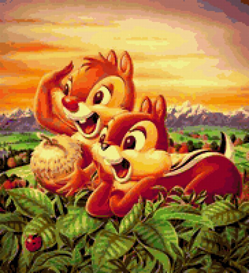 Чип и Дейл - мультфильмы, детские, чип, дейл - предпросмотр