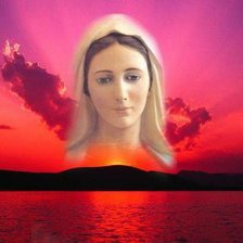 Схема вышивки «Дева Мария»