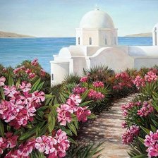 Схема вышивки «морской пейзаж»