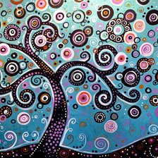 Схема вышивки «Дерево 5 (Amy Giacomelli)»