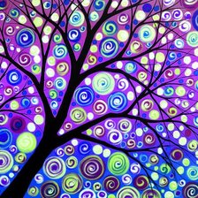 Схема вышивки «Дерево 6 (Amy Giacomelli)»