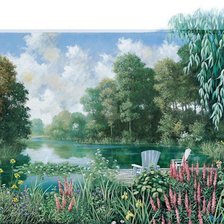 Схема вышивки «летний пейзаж»