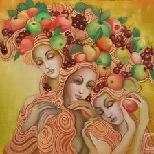 Схема вышивки «серия "женщины"»