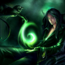 Схема вышивки «Маг тьмы»