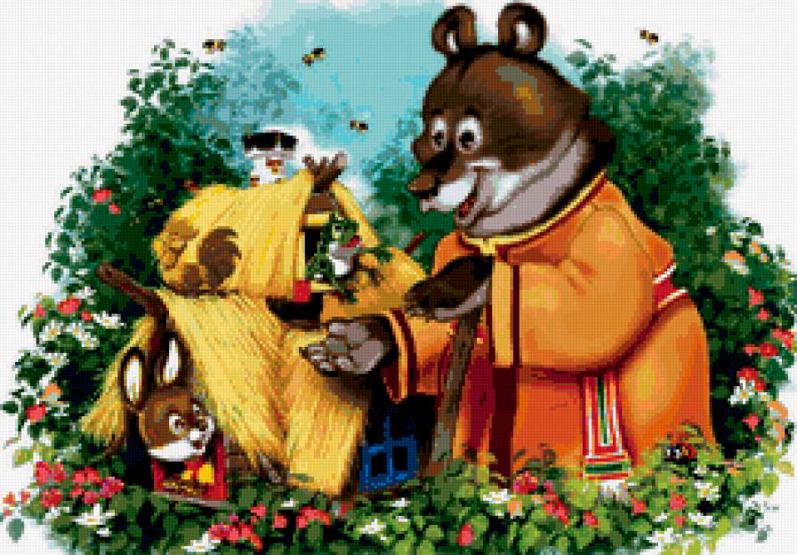 Теремок - сказка, теремок - предпросмотр