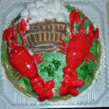 Схема вышивки «раки с пивом»