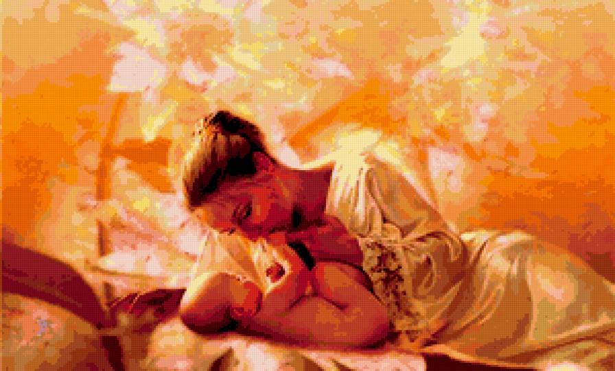 Мама - дети, ребенок, мама, цветы, девушка, она, женщина - предпросмотр