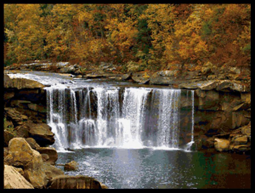 №389281 - пейзаж, водопады, природа, водопад - предпросмотр