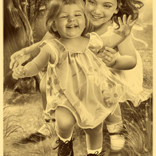 Схема вышивки «дети»