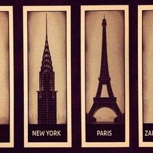 Схема вышивки «города»