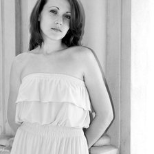 Схема вышивки «девушка»