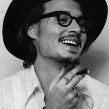 Схема вышивки «Джонни Депп»